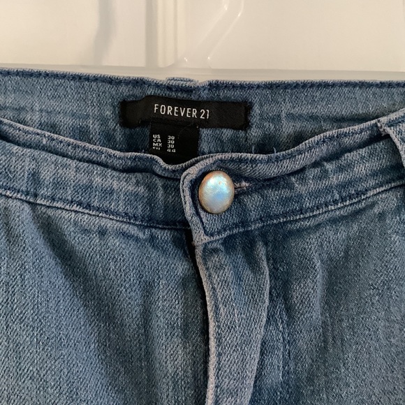 Forever 21 Blue Denim Slim Fit Jeans - Picture 4 of 9